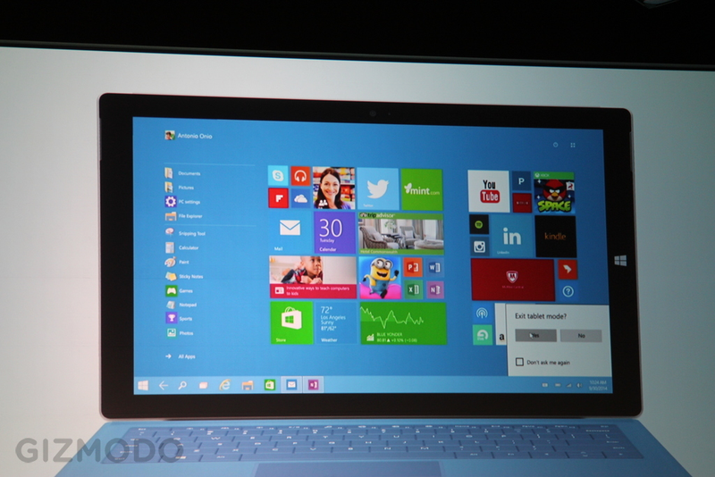 Illustration for article titled Microsoft revela su nuevo sistema operativo: así es Windows 10